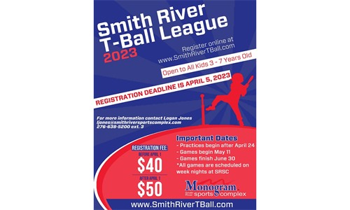 2023 T-Ball Registration is Open
